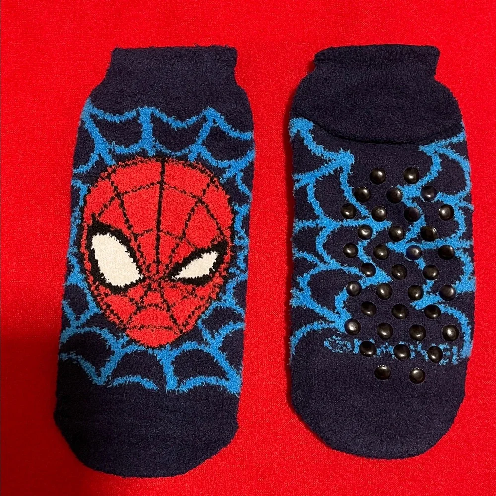 NEW Boys Marvel 3-Pack Spider-Man No-Show Socks, shoe size 4-10